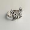 Xiaomi BF CLUB 925 Sterling Silver Ring For Women Jewelry Retro Star Wing Open Vintage Handmade Ring Allergy For Party Birthday Gift