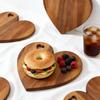 Natural Wooden Chopping Blocks Hangable Serving Boards Heart-Shaped Cutting Board  Parties
