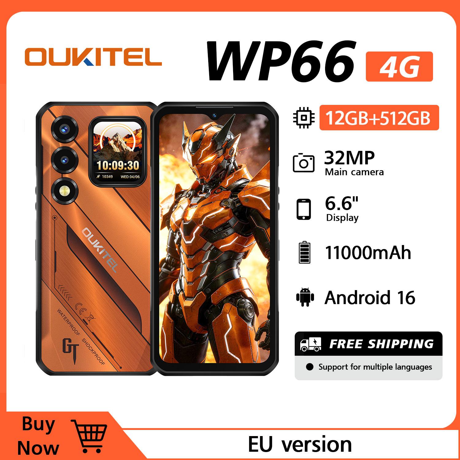 OUKITEL WP66 Android 16 Viedtālrunis, 36