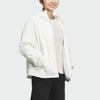 Adidas Fashionable Simple Warm Loose Hooded Jacket Women Jackets Han-Jade-White Black JZ4151