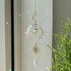 Dreamcatcher Design Crystal Sun Catcher AB Iridescent Moon Star Hanging Suncatcher for Home Rainbow Maker Window Garden Decors