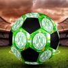 SIZE 5 Raja Casablanca Soccer Ball Colorful All Ages Machine Stitched PVC Competition Ready Durable High-Bounce