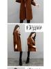 Hepburn Style Wool Coat for Petite Women - New 2025 Mid-Length Korean Over-the-Knee Outerwear for Autumn/Winter