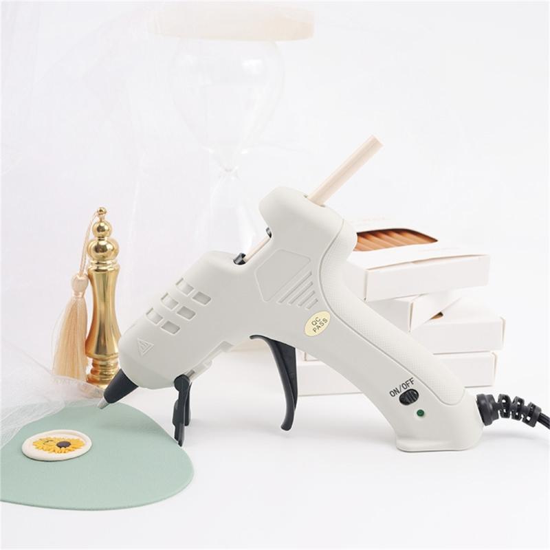 Hot Glues Guns Mini Hot Glues Guns Fast Heating Small Glues Guns, Anti-Drip Glues Guns for Home DIY School Craft Project