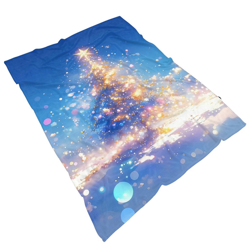 Dreamy Christmas Tree Flannel Blanket,sofa Blanket,office Nap Blanket,camping,picnicking,children's Room,bedroom,living Room