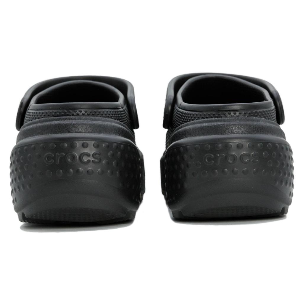 Crocs Stomp Gender-Conforming Needle EVA Simple Fashion Trend Casual Gift Box Edition Hole Shoes Unisex Style Black