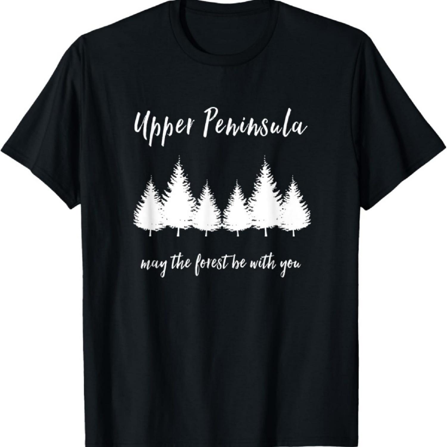 

Upper Peninsula Michigan Yooper T-Shirt XXXXXL чорний
