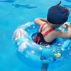 Baby Swimming Float, Inflatable Swimming Hoop Baby with Safety Float Seat with Handle, Swimming Pool Accessories, for 3-36 Months Toddlers Kids