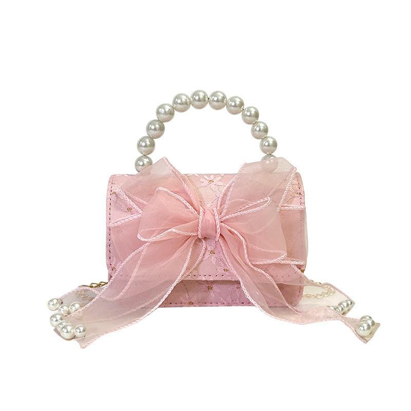 Trendy 2024 Mini Lace Coin Purse Stylish Square Crossbody Bag For Girls