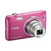 Nikon Digital Camera COOLPIX S3500, 7x Optical Zoom, 20.05 Megapixels, Strawberry Pink, S3500PK
