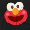 Sesame Street Unisex Adult Elmo Kawaii Face T-Shirt