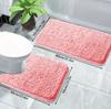 Bathroom Absorbent Floor Mat Home Bathroom Floormat Quick Drying U-shaped Toilet Cushion Carpet Bathroom Accessories At The Entrance of The Toilet