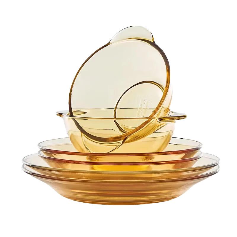 Corning Pyrex Amber Dinnerware Set (6-Piece)