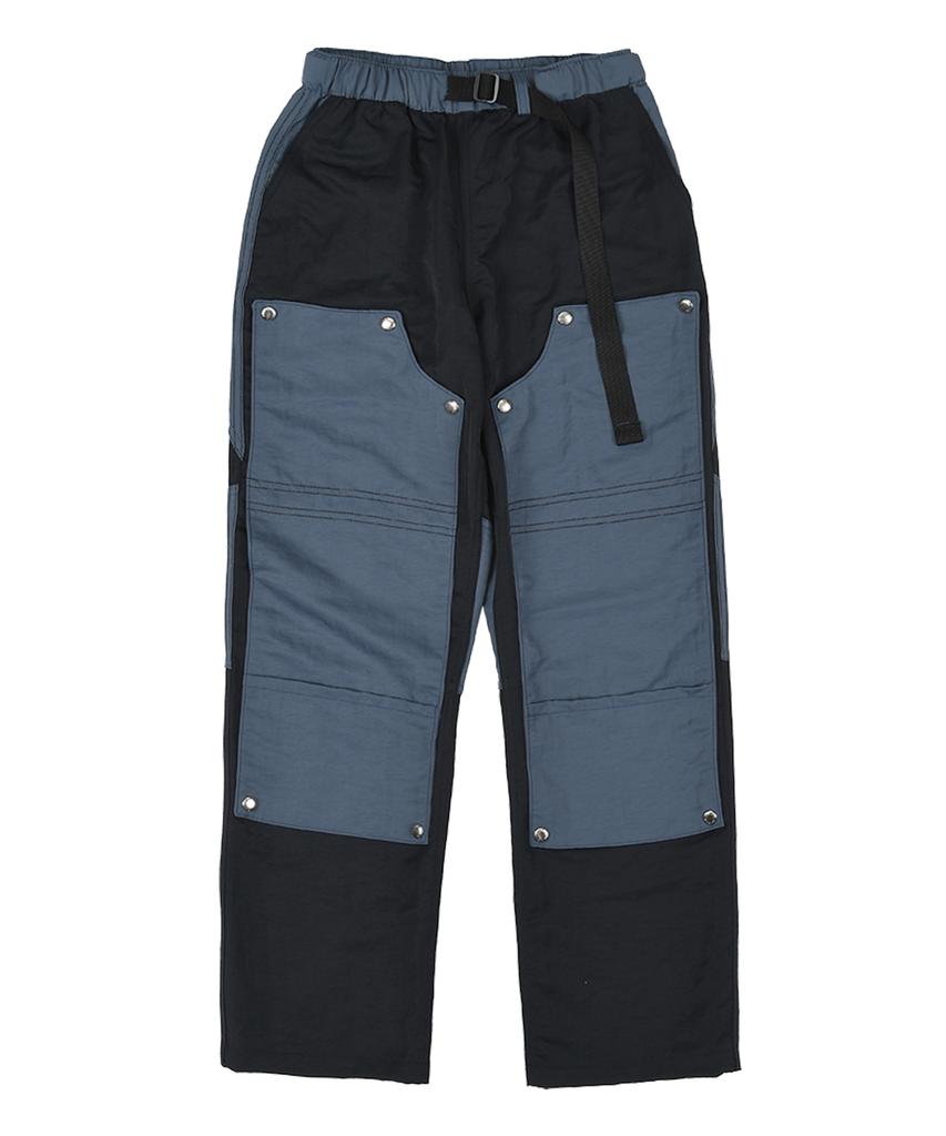 Ialeseuko Detach Double Knee Nylon Pants_Navy