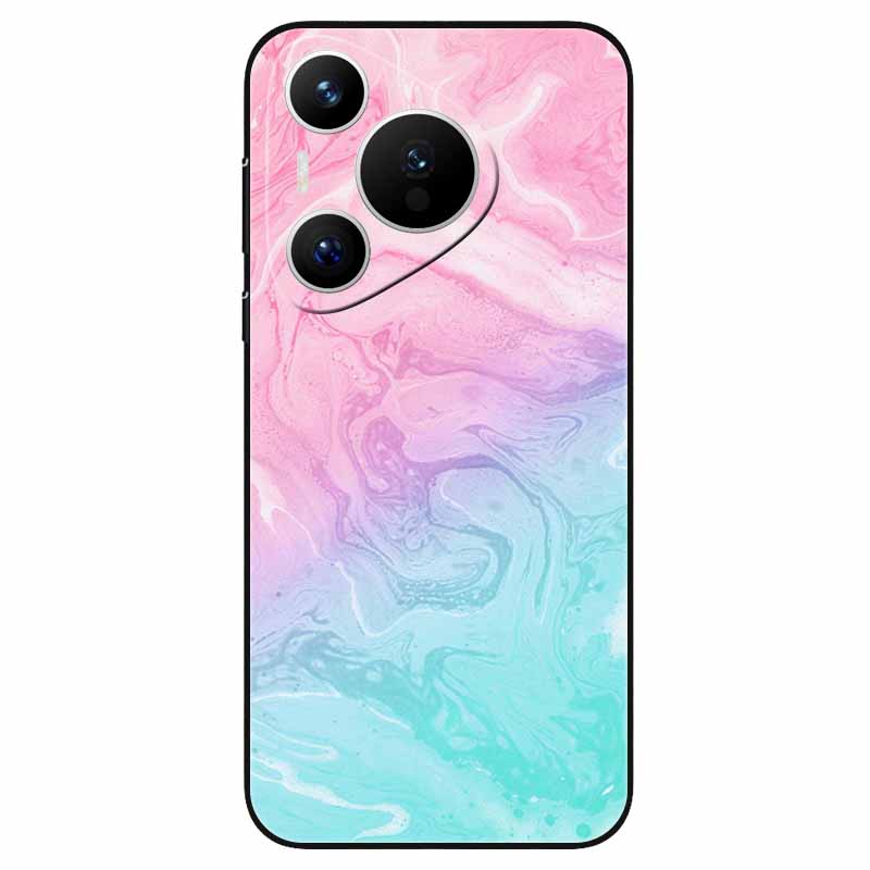 For Huawei Pura 70 / Pura70 Pro Case Soft Silicone Fashion Marble Shockproof Cover for Huawei Pura 70 Ultra P 70 Pro+ TPU Coque