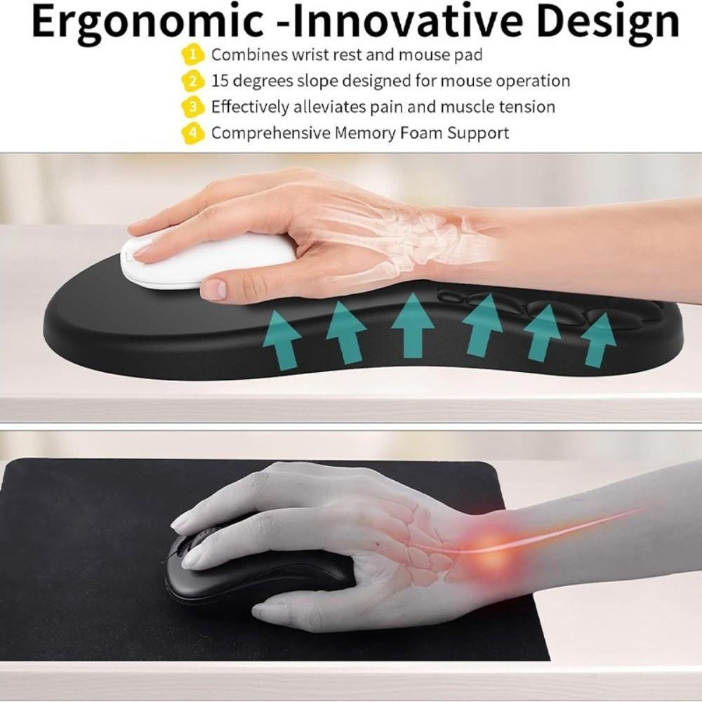 Pain Relief Wrist Support Mousepad High Elastic Wrist Rest Ergonomic Mouse Pad  Computer Work