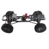 RC Car Chassis Kit, RC Car Frame Set with CNC Aluminum Alloy    Winch Mount Carbon   Frame for 31300CMm Wheelbase