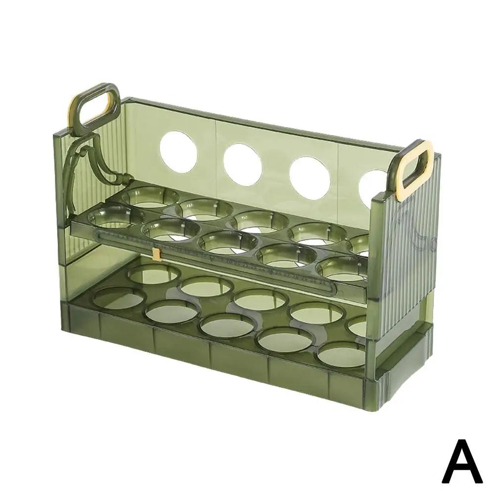 

1 шт. Ящик для хранения яиц, органайзер для холодильника, контейнеры для еды, кухонные коробки для яиц, диспенсер, держатель для хранения - хранение Z9y5