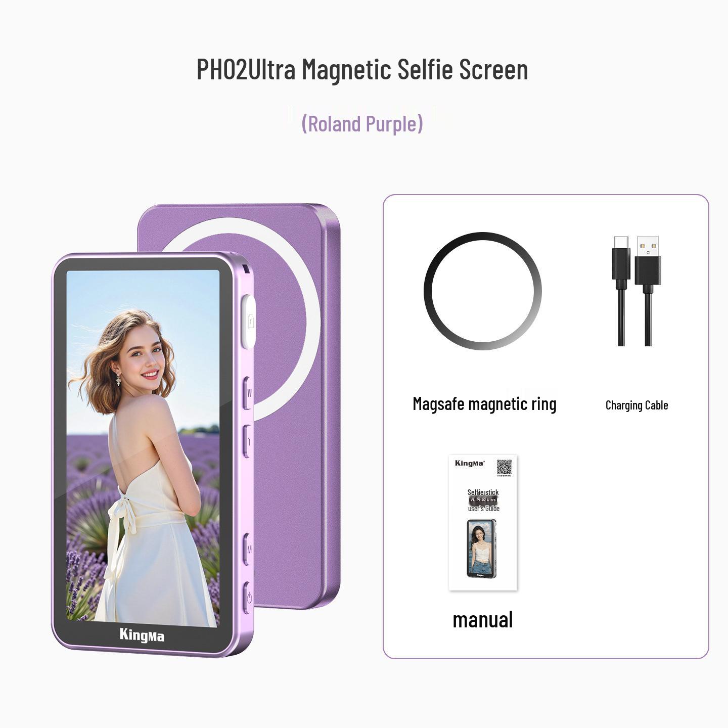 

Jinma PH02 Ultra Selfie Display Phone with Zoom Projector & Magnetic Screen Mirroring