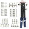 86Pcs Non-slip Rivet Nut Tool Kit M3/M4/M5/M6/M8 Threaded Insert Rivet Tool  Repairtool