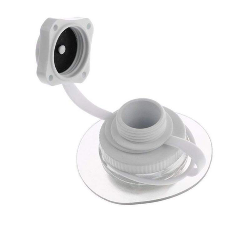 Thermoplastic Polyurethane Air Valuing 2 Pack for Inflatable Equipment with Inflation-Deflation Function, Hand-Turned Screw Connection, and Retained