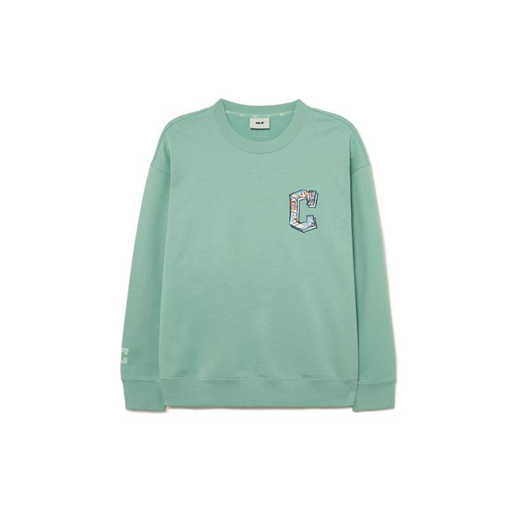 MLB Sweatshirts Unisex Light Mint Crew Neck Moderate Other 3AMTL2034-45MTL