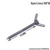 Stainless Steel 304 Eye Bolt, Self-Tapping Screw Eyelet, Butterfly Hand-Tight Self-Sheep Horn Nails
