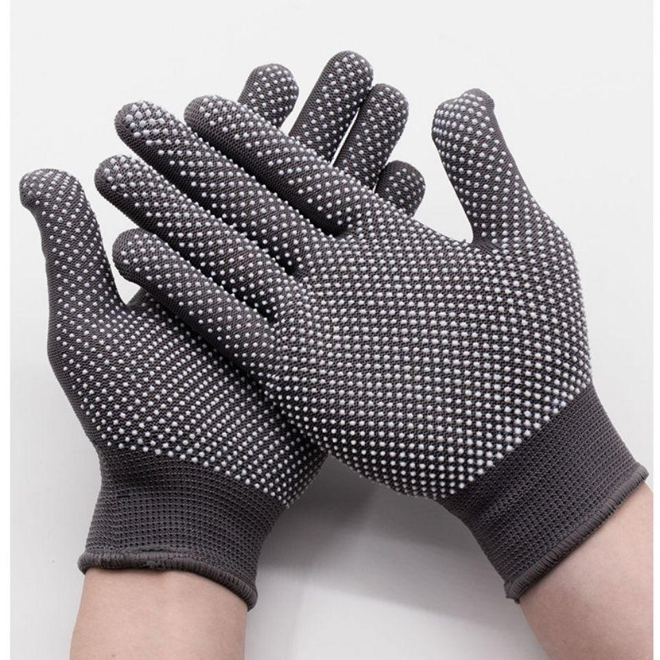 Dünne Nylon Anti-Rutsch-Arbeitshandschuhe: Atmungsaktiver, verschleißfester Schutz für Männer und Frauen