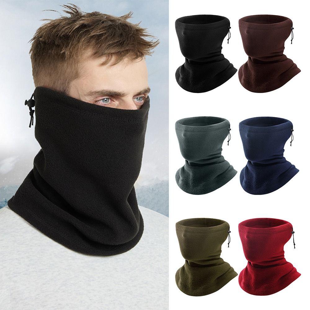 Thermal Warm Motorcycle Face Mask Windproof Neck Warmer Half Face Mask Circle Wrap Neck Scarf Winter Riding