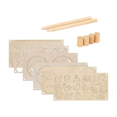 Wooden Cognitive Board Activity Educational,Development Toy,Multifunctional Hand Eye