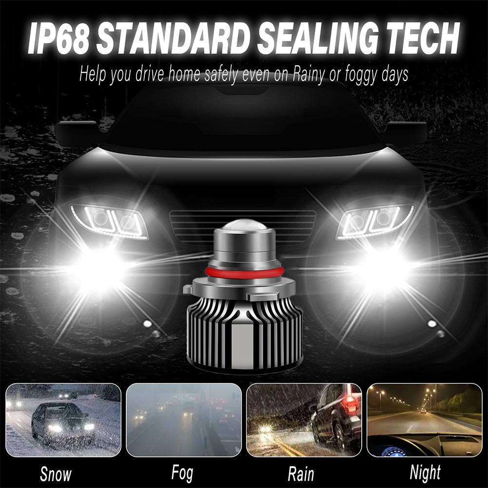H7 H11 Led Fog Light Bulb Laser Lens Led Fog Lamp H8 H9 9005 HB3 9006 HB4 CSP 8000K 6000K 3000K Turbo Fog Light For Car