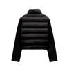 Autumn Women's Clothing Commuter Versatile Stand-up Collar Slim Stitching Short Cotton Jacket for Women
