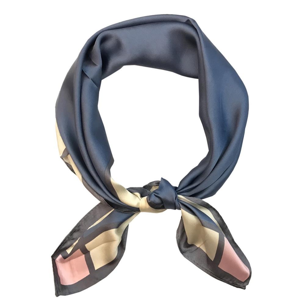 

70x70cm Satin Polyester Scarf for Women, Elegant Silk Like Head Wrap, Multipurpose Neck Scarf 70*70cm