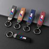 Car Leather Zinc Alloy Keychain Microfiber Key Chain Gift For Performance E46 E30 E36 E39 E46 E87 E90 X1 X2 X3 X5 X7 Emblem Mksh39
