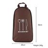 Outdoor Camping Cookware Container Bag Cooking Utensil Organizer Kitchen Ware Storage Bag Portable Travel Bbq Tableware Pouch