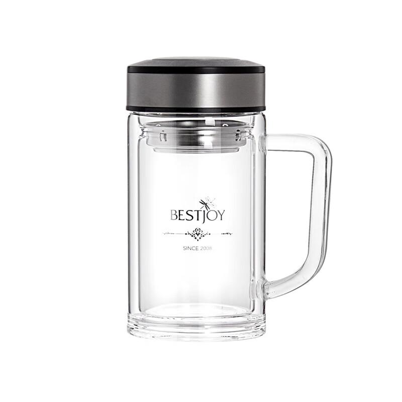 Fuguang Shixi Double-Wall Borosilicate Glass Mug