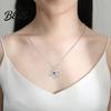 Love Message Necklace Heart for Women Romantic I You Forever