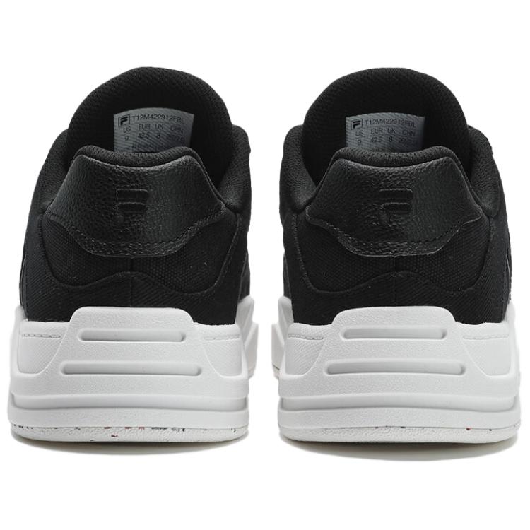 FILA Fusion 50-50 Comfortable Durable Shock-Resistant Breathable Low-Top Skate Shoes Men sneaker Black Gray T12M422912FBL