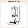 Beverage Dispenser Water Kettle Stainless Steel Clear Bottle Pot Water Jar Drink Dispenser for Holidays Parties Barbecues Tea