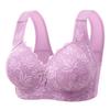 Plus Size Wireless Bra Women Comfortable Breathable Push Up Thin Cup Smooth Bra Magnetic Free Shaping Supportive Underwear