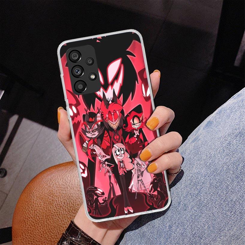 H-Hazbin Hotel Angel Dust Phnoe Case for Samsung Galaxy A17 A37 A57 A16 A26 A36 A56 A15 A14 A13 A55 A54 A53 A35 A34 A33 A25 A24