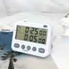 Dobbel digital timer Praktisk batteridrevet timer Minnefunksjon Tidsstyringsverktøy for hjemmekjøkken Robust
