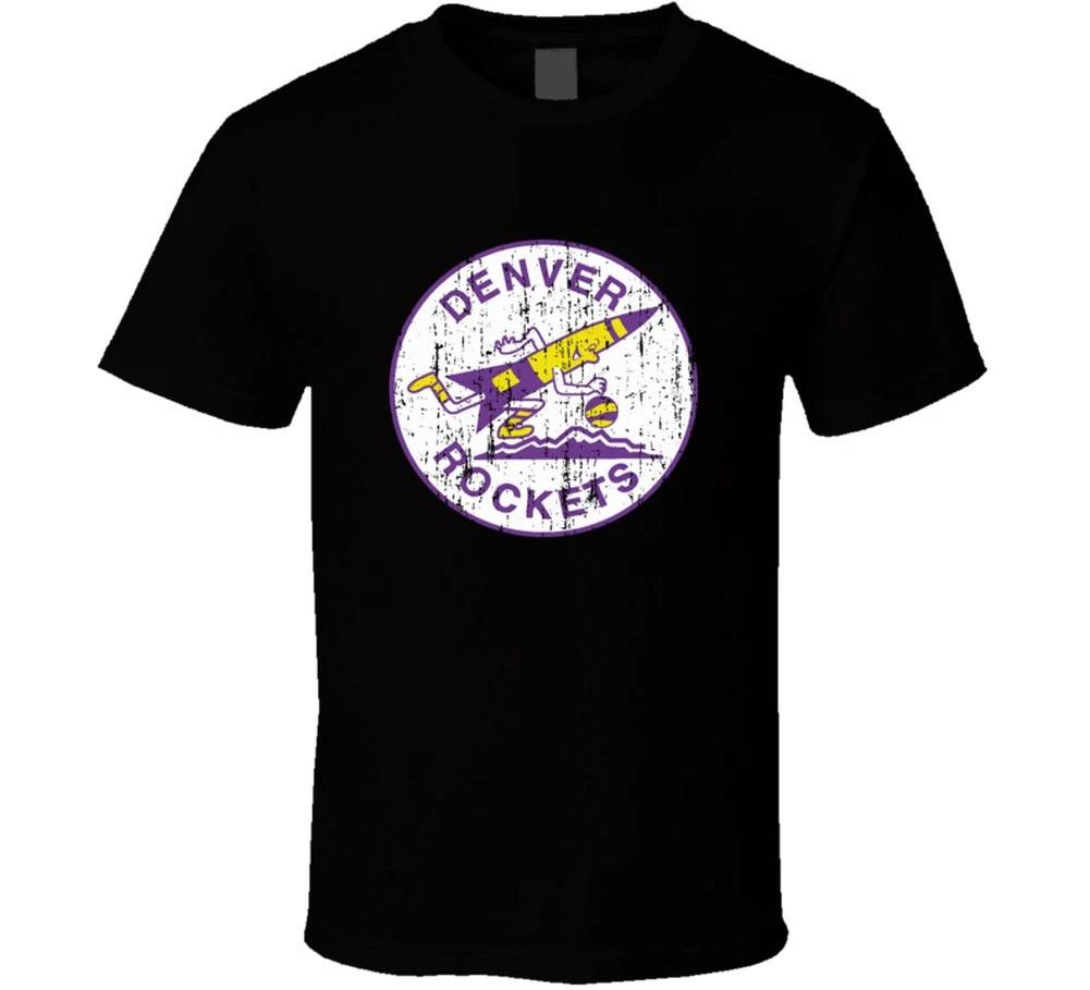 

Denver Rockets Logo Tee Retro Aba Basketball T Shirt XL