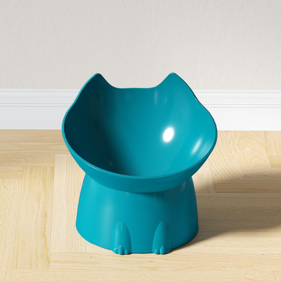 Raised Bowl Tilted 15 Degrees Elevated Cat Food and Water Bowls Set Anti Vomit Dog Kitten Food Dishes Pet for Cat and Small Dogs