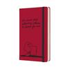 Moleskine Peanuts 2022 Planner, 12-Month Daily Diary, January Start, Hardcover, Large Size (13cm W X 21cm H), Red, DPE12DC3Y22