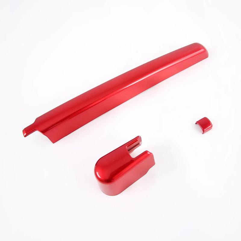 For Changan UNIT UNI-T    2024 ABS Red Car Tail Rear Wiper Cover Trim Sticker External Chromium Styling Accessories
