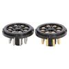 Multipurpose 8Pin Bakelite Tube Base Secure Easy Installation for Sound Equipment Projects