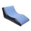 Inflatable Sofa Chair PVC Flocked Inflatable Chair Blow Up Couch for Living Rooms Camping Trips Travel