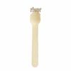 Biodegradable Disposable Wooden Forks, 100-Pack