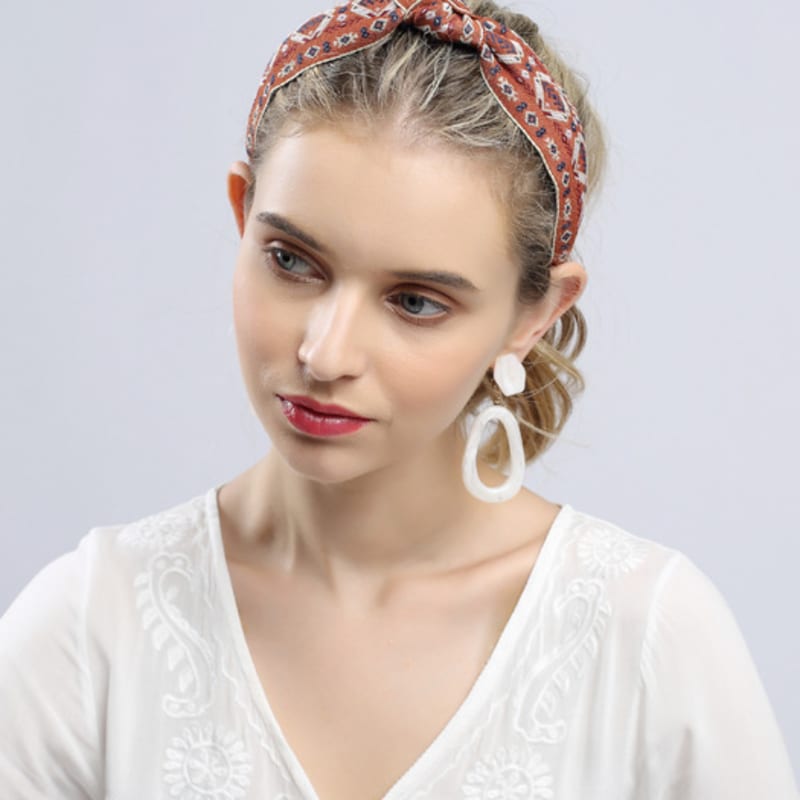 LALA Bohemian Imported Hairband - Brown